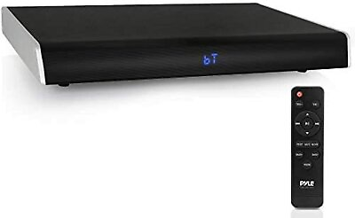 #ad Pyle Bluetooth HD Tabletop TV Soundbar Digital Speaker System with HDMI $131.19