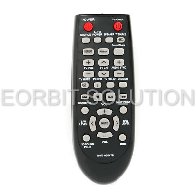 #ad New AH59 02547B Remote Control for Samsung Sound Bar HWF450 PSWF450 HWF450ZA $10.99
