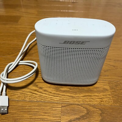 #ad Used Bose SoundLink Color Bluetooth speaker II Portable wireless speaker White $109.99