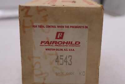 #ad Fairchild 4543 Pneumatic Air Volume Booster Model 4500 2 1 Output STOCK 3045 $140.00