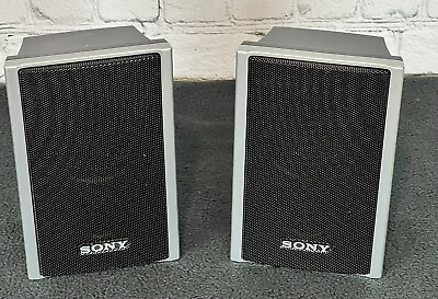#ad #ad Sony SS TS80 Pair Left amp; Right Rear Speakers Surround Home Theater Tested $24.97
