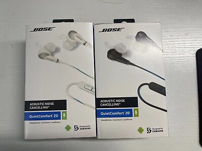 #ad BOSE QuietComfort20 In Ear Acoustic Noise Cancelling QC20 Headphone iOS Androi $126.00
