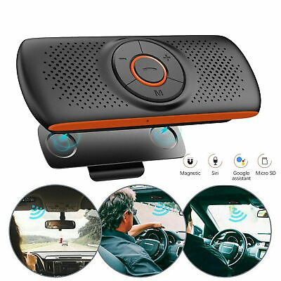 #ad Wireless Bluetooth Car Speaker Phone Hands free MP3 Kit Sun Visor Clip Drive NEW $16.97