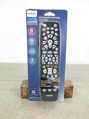 #ad Open box Philips Backlit Universal Remote Control Preprogrammed Samsung Tested $9.99