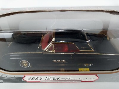 #ad Ford 1963 Thunderbird Anson Classic Black 1 18 Hard Top Car Diecast New in box $89.95