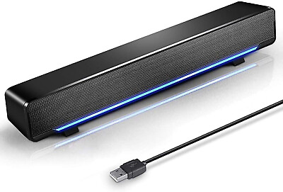 #ad Computer PC Bluetooth Soundbar Speakers Wireless USB Powered Laptop Desktop $14.97