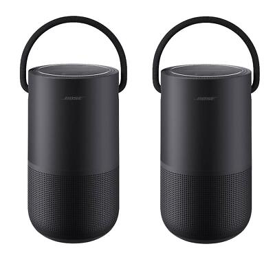 #ad Bose 2x Portable Home Speaker Triple Black #829393 1100 2 $758.00