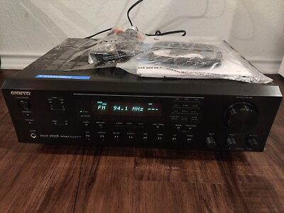 #ad Onkyo Home Theater Receiver Stereo Amplifier AM amp; FM Radio Xm Ready TX 8555 $225.00