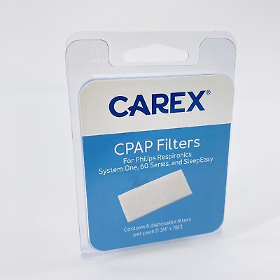 #ad Carex Philips System One 60 Series amp; SleepEasy CPAP Filters Reps 6 pack $2.97