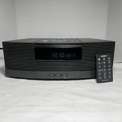 #ad #ad Bose Wave Radio CD AWRC 1G w Remote amp; Pedestal AWACCP Tested $200.00
