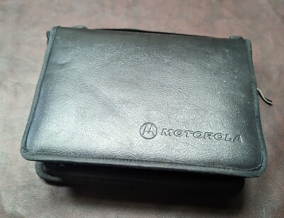 #ad Vintage Motorola Car Bag Phone In Leather Case SCN2500A NICE CLEAN Car phone $42.50