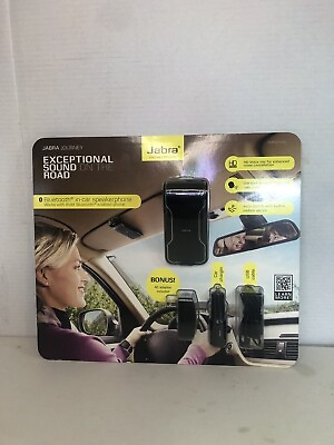 #ad Jabra JOURNEY HFS003 Bluetooth In Car Hands Free Speakerphone New In Box $49.99