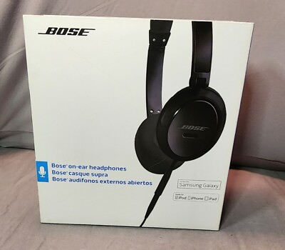 #ad Bose On Ear Headphones 715594 0010 Black Open Box 100% CiB CLEAN Tested Works $119.70