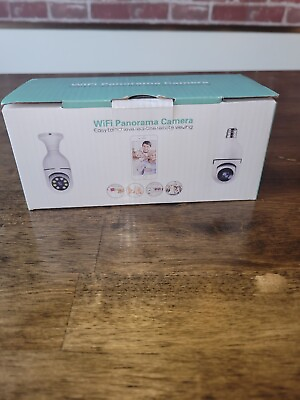 #ad Light Bulb 360 Wi Fi Panoramic Home HD Smart Security Camera Model HX AJ04 NOB $14.98