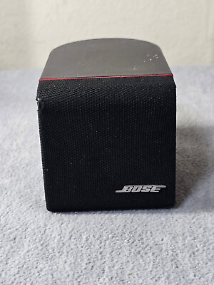 #ad 1 Bose Redline Single Cube Speaker Lifestyle Acoustimass Black【TESTED】.... $17.99