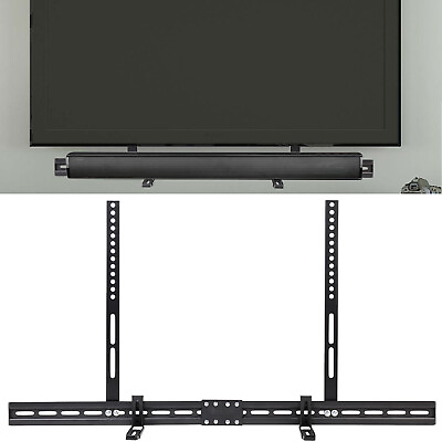 #ad Universal Adjustable Vesa TV Sound Bar Bracket Soundbar Mount Wall Hold up 6 kg $27.97