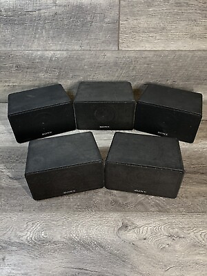 #ad Sony Surround Sound Stereo Speakers 4 SS MSP900 1 SS CNP680 Set of 5 Black $34.95