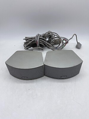 #ad Pair of Bose Cinemate Series I II III AV321 3 2 1 Gemstone Speakers and Cable $47.99