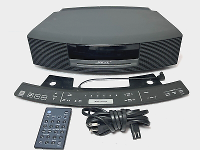 #ad BOSE WAVE MUSIC SYSTEM AWRCC1 CD AM FM Radio Alarm w Remote Touch P quot;SEE VIDEOquot; $254.95