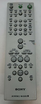 #ad Original Factory Sony RM SS450 AV System 3 Remote Control $14.91