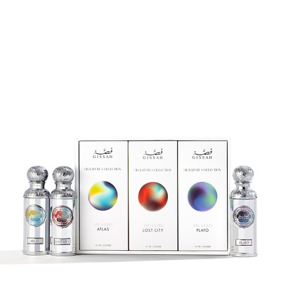 #ad Atlantis Perfume Set by Gissah Fragrances 3x50ml Express Shipping $149.95