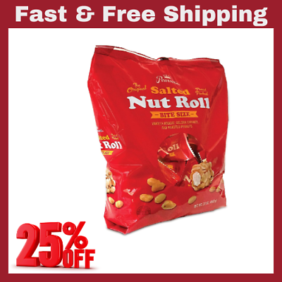 #ad Pearson#x27;s Bite Size Salted Nut Roll With Caramel Flavor 23 oz. Pack 1 $21.99