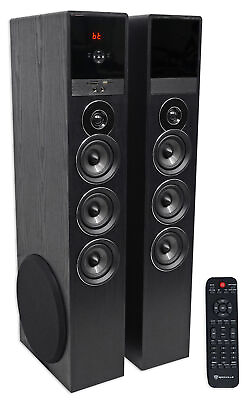 #ad Tower Speaker Home Theater System w Sub For Sony Smart Television TV Black $369.95