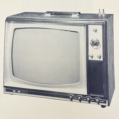 #ad Vintage Original 1968 Sears TV Model 56480020 Wire Schematic Service Manual $9.99