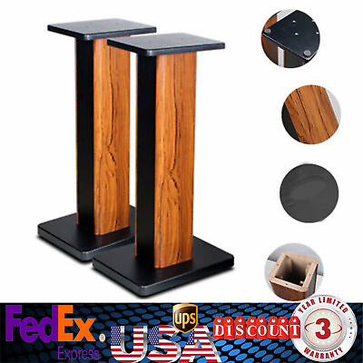 #ad 2x 36quot; inch Bookshelf Speaker Stands Surround Sound Home Theater Holder Support $64.00