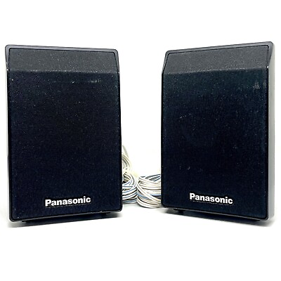 #ad Panasonic SB HS750 Pair of Black Bookshelf 5.1 Channel Surround Sound Speakers $29.99