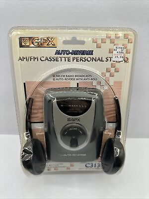 #ad VINTAGE GPX AM FM Personal Stereo Cassette Player C3132 NEW SEALED $25.00