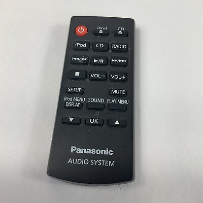 #ad #ad Panasonic Audio System N2QAYC000056 Remote Control Tested $6.94