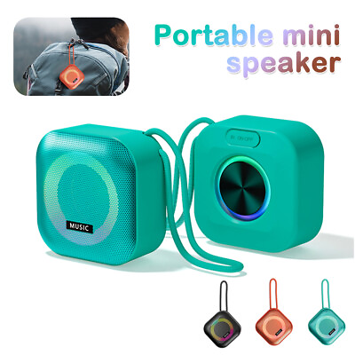 #ad Wireless Portable Bluetooth Stereo Speaker Mini Outdoor Indoor Loudspeaker Gift $15.82