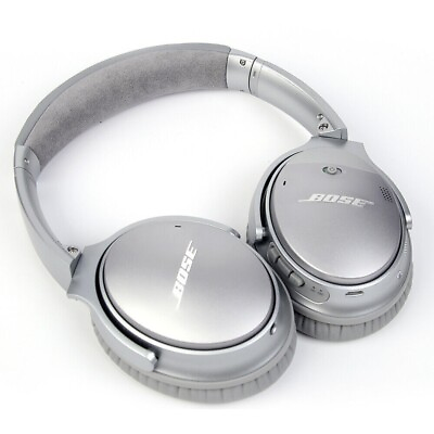 #ad Silver Bose QuietComfort QC35 II WIRELESS Headphones Bluetooth Noise Canceling $159.95