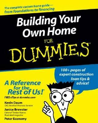 #ad Building Your Own Home For Dummies Paperback By Daum Kevin GOOD $6.31