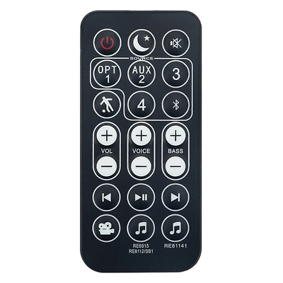 #ad RE6915 1 Replace Remote Control Fit For Polk Sound Bar System RE8114 1 RE8112 1 $10.99