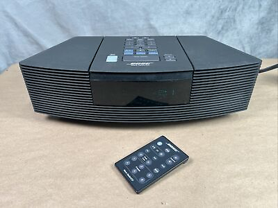 #ad Bose Wave Radio CD Player AWRC 1G black with remote Tested Working* $237.15