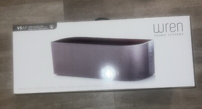#ad Wren V5AP Powered wireless speaker system with Apple AirPlay Bamboo $105.00
