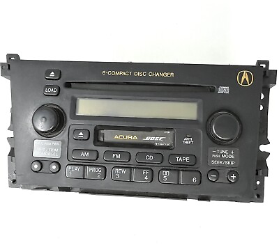 #ad Acura AM FM Bose 6 Disc Cassette Radio Receiver Car Stereo 2002 FOR PARTS ONLY $39.99