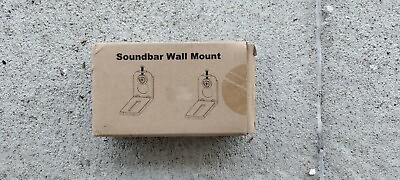 #ad SOUNDBAR Wall Mount Black Metal New and Open Box $8.50