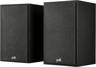 #ad 🔥Polk Audio Monitor XT15 Compact Bookshelf Loudspeakers Pair Black🔥 $198.00