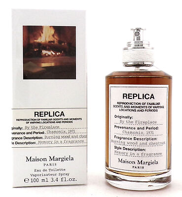 #ad Replica by the Fireplace by Maison Margiela 3.4 oz EDT Spray Unisex in Box New1 $48.88