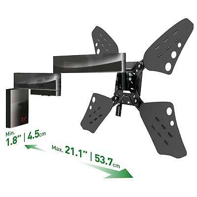 #ad Barkan 32 70 inch Full Motion TV Wall Mount Holds 88lbs Lifetime Warranty $69.90