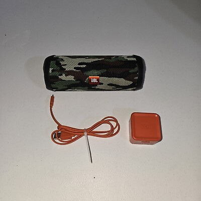 #ad JBL Flip 4 Bluetooth Portable Speaker Camouflage JBLFLIP4CAMO E102 $45.00