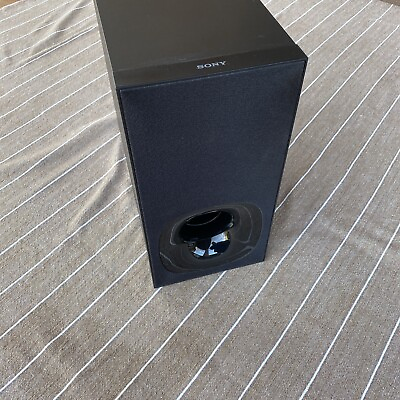 #ad Sony Model SA WCT380 Black Wireless Active Subwoofer Only $70.00