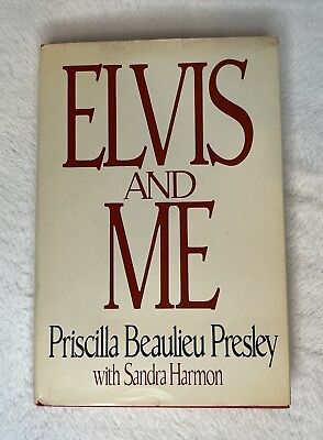 #ad Elvis and Me by Sandra Harmon and Priscilla Presley 1985 Hardcover BCE DJ HC $19.95