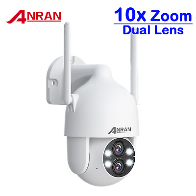 #ad ANRAN Outdoor Wireless IP Camera HD 3MP Audio WIFI Security Camera System IR $35.99