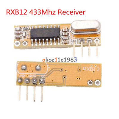 #ad 1 2 5 10PCS Super heterodyne RF Wireless Receivers Module 433MHZ RXB12 for AVR $1.23