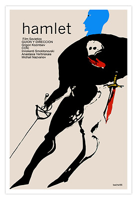 #ad Spanish Movie Poster 4 film.HAMLET.Shakespeare Theater.Home room wall decoration $18.99