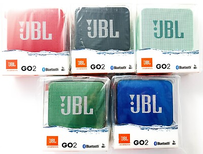 #ad New JBL Go 2 Portable Waterproof and Dustproof Wireless Speaker JBLGO2 Colors $24.95